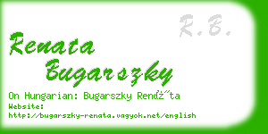 renata bugarszky business card